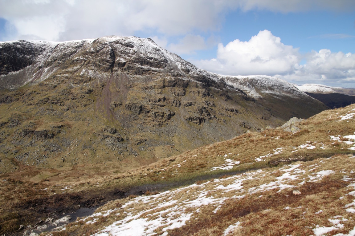 Red Screes Above Kirkstone Pass From St Raven's Edge